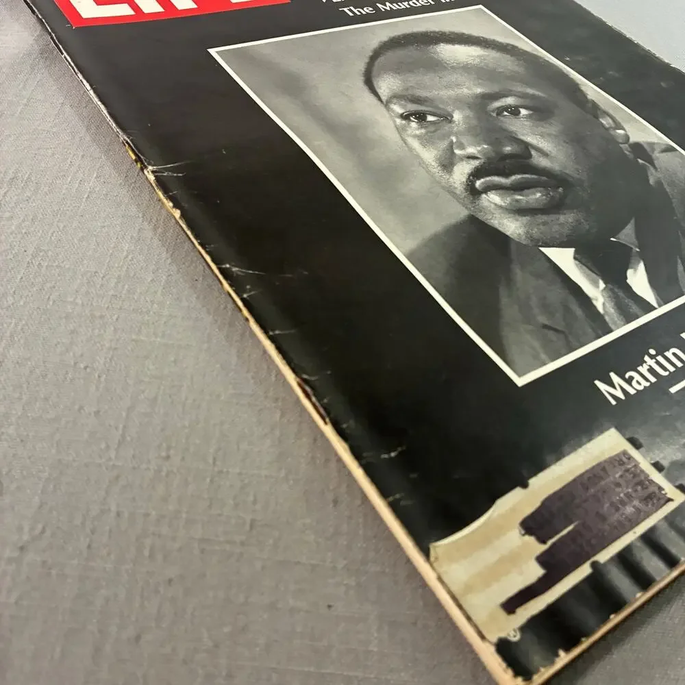 Vintage 1968 LIFE Magazine Martin Luther King MLK Assassination See Descr